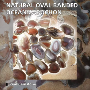 Ágata de Botswana de Primera Calidad al por Mayor, Cabujón de Ágata Natural, Piedra Preciosa Suelta de Ágata de Botswana - Product Image 3