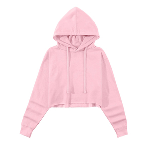 Nouveau pull à manches longues haut court à capuche pour femmes et haute qualité surdimensionné polaire femmes sweat à capuche court - Product Image 1
