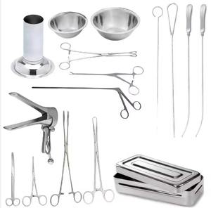 Kit d'instruments gynécologiques professionnels en acier inoxydable de qualité médicale pour insertion et extraction de DIU - Product Image 1