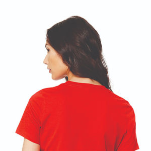 100% meilleure qualité femmes à manches courtes T-Shirt coton 32 simple coquelicot femmes décontracté Jersey à manches courtes T-Shirt avec Service OEM - Product Image 6