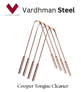 Premium Quality Wholesale Copper Spoon-Shaped <b>Tongue</b> Cleaner for Kids Adults Eco-Friendly Reusable Fresh Breath Bacteria Removal - Product Image 4