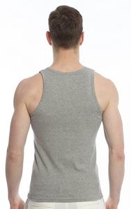 เสื้อกล้ามออกกำลังกายผู้ชายแบบแห้งเร็วสำหรับฤดูร้อน ผลิตตามสั่ง ระบายอากาศได้ดี เหมาะสำหรับฟิตเนสและกีฬา สไตล์ลำลอง ถักทอ พิมพ์ลายแบบซับลิเมชั่น - Product Image 4