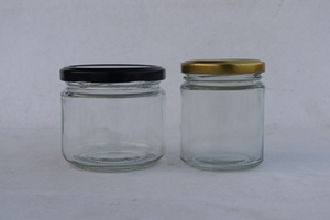 ภาชนะใส่เทียนแก้วพร้อมฝาโลหะเคลือบขี้ผึ้งถั่วเหลืองของตกแต่งบ้านทำเองขายส่งผลิตจากอินเดีย - Product Image 6