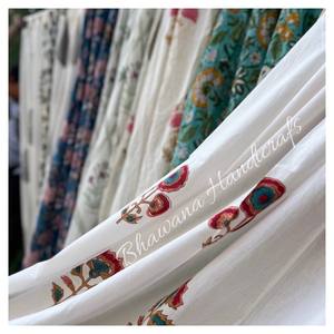 Cotton Bohemian Block <b>Print</b> Win Curtains Dining Room and <b>Bedroom</b> Door Panels <b>for</b> <b>Wall</b> Decor and Home Use - Product Image 6