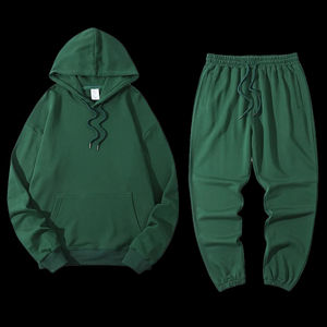 Survêtements pour hommes en tissu uni, personnalisables, à impression sérigraphique, streetwear, lourds, respirants, d'hiver, à séchage rapide, réversibles - Product Image 4