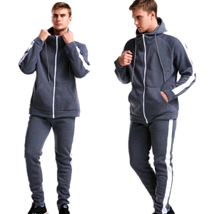Conjuntos de chándal de hombre para correr personalizados de alta calidad, ropa deportiva de manga larga con cremallera para correr, ropa de entrenamiento - Product Image 2