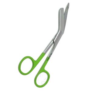 กรรไกรตัดผ้าพันแผลแบบโค้ง Lister Trauma สำหรับแพทย์ ใบมีดหยัก 1 ใบ ตัดพลาสเตอร์ด้วยมือ ทำจากสแตนเลส - Product Image 1