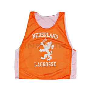 Uniforme de fútbol americano sublimación hombres Lacrosse uniforme de secado rápido desgaste del equipo último estilo para hombres Lacrosse uniforme Pinnies - Product Image 6