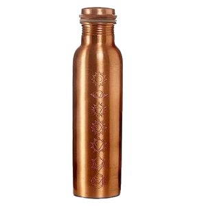 <b>Metal</b> Modern Enamel Finishing <b>Water</b> <b>Bottle</b> With Ayurveda Health Benefits and Leak Proof <b>Water</b> Drinking - Product Image 1