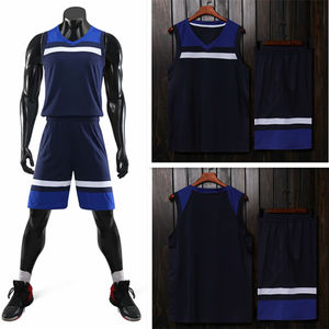 Nuevo Uniforme de Baloncesto Unisex, Colores y Logotipo Personalizables, 100% Poliéster, Transpirable, de Secado Rápido, Conjuntos Deportivos para Equipos, Entrenamiento - Product Image 2