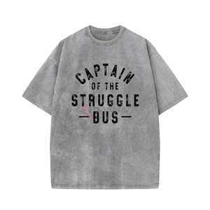 เสื้อยืดสำหรับผู้ชายและผู้หญิงเสื้อซักแบบวินเทจโอเวอร์ไซซ์เสื้อยืดผ้าฝ้ายลายกราฟิก - Product Image 1