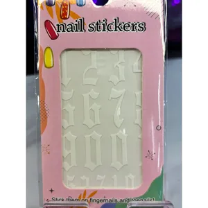 Adesivi per Unghie 3D A11aga in Vendita, Stile Laser per Decorazione Manicure, Realizzati in Plastica e Carta - Product Image 1