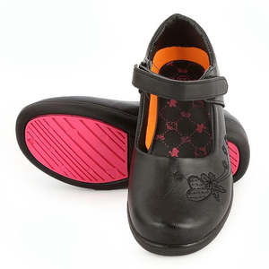 Girls <b>School</b> <b>Pumps</b> (7Z1) BK-934 - Black - Black - Product Image 4