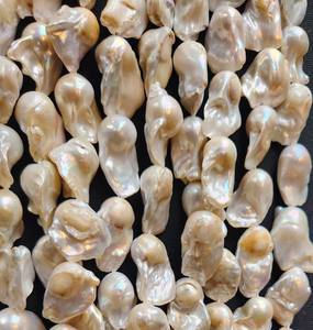 Perles d'eau douce blanches lisses cultivées naturellement en Inde, 8 mm, brins lâches polis, certifiés par un tiers, changement de couleur - Product Image 4