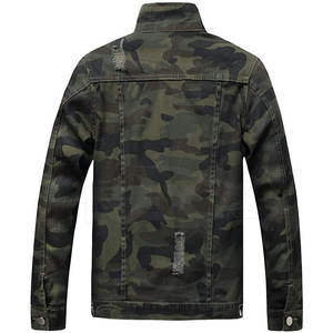 New Arrival <b>Camo</b> Printing Jeans <b>Jacket</b> Light Weight Men Jeans <b>Jacket</b> Comfortable Men Jeans <b>Jacket</b> - Product Image 2