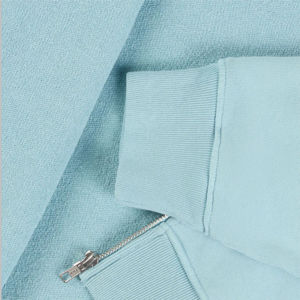 เสื้อฮู้ดซิปสำหรับผู้ชายสีพื้น/ผ้าแห้งเร็วเสื้อฮู้ด100% - Product Image 3