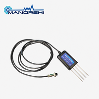 Sonde de sol 8-en-1 NPK PH EC Humidité Température RS485 SDI-12 intégrée pour l'agriculture de précision