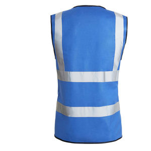 Chaleco de Seguridad Reflectante de Alta Visibilidad Unisex con Certificación EN, Transpirable, con Bolsillos, Cremallera Delantera y Malla - Product Image 2