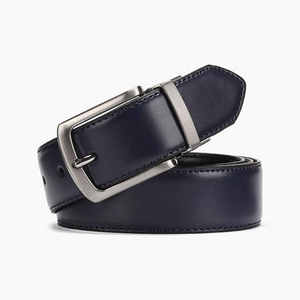 Vente en gros de ceinture en cuir de vachette de haute qualité pour hommes, style occidental personnalisé avec boucle en acier - Product Image 5