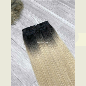 Premium CLIP IN Extensiones de cabello humano vietnamita Virgen Sin procesar Brillo natural Flujo suave Exportación de fábrica OEM disponible - Product Image 3