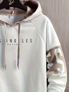 Nuevas sudaderas con capucha casuales Pullover Heavyweight Oversized Plain Sudaderas con capucha de manga larga - Product Image 2