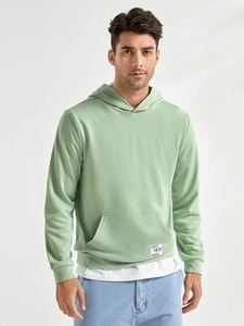 Sudadera con capucha en blanco personalizada para hombres 100% algodón de alta calidad Streetwear Casual de gran tamaño al por mayor sudaderas con capucha - Product Image 6