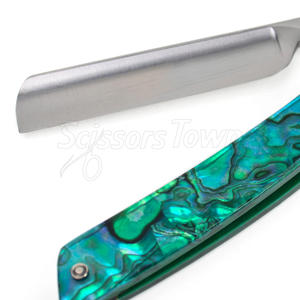 Rasoir droit de qualité supérieure avec poignée durable et logo personnalisé et lame de précision pour barbiers - Product Image 2