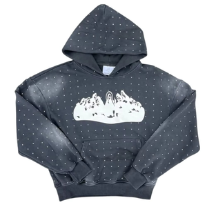 Sweat à capuche tendance de haute qualité, design personnalisé, 500 g/m², produit très demandé, style tendance, look élégant, bonne qualité, sweat à capuche avec strass - Product Image 1