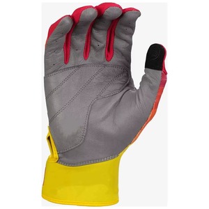 Guantes de Bateo de Béisbol Profesionales de Alta Calidad, Transpirables, de Cuero Ecológico, con Correa de Velcro Personalizable - Product Image 2