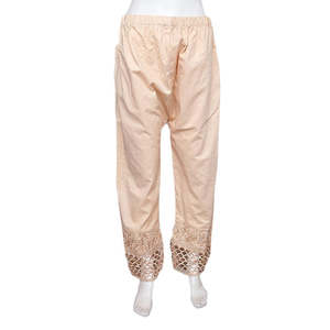 Pantalon brodé pour femme - Camel - Product Image 3