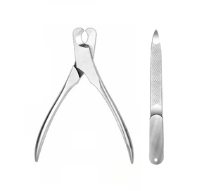 Cortador de uñas para mascotas de acero inoxidable de alta calidad, herramienta de aseo segura mejorada de Metal completo profesional - Product Image 1