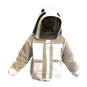 Dernière conception de fournitures d'usine Veste d'apiculture à manches longues Veste d'apiculture de travail Protection contre l'usure confortable avec service OEM - Product Image 5