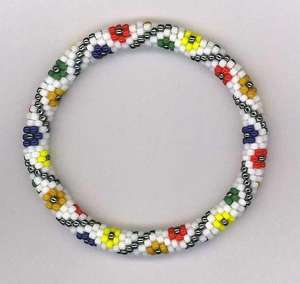 Handmade Smooth Matte <b>Beaded</b> <b>Bracelet</b> with Mixed Texture for Wedding and Party by MD Handicraft - Product Image 2