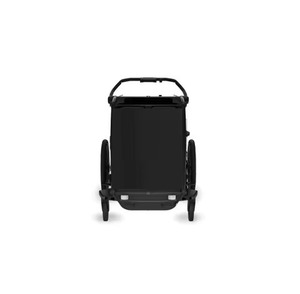 Poussette double électrique/manuelle pour bébé, cadre en acier inoxydable, capacité de charge de 10 kg, pliable, multifonction, 27-32 kg maximum pour enfant - Product Image 2