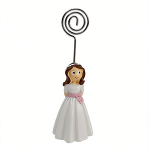 Figura Niña de la Comunión con Pinza de 5 cm, Elegante Decoración Religiosa para Eventos - Product Image 2