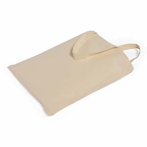 Easy-Grab Cotton Tote Durable Eco-Friendly Daily Carry <b>Bag</b> <b>Long</b> Handle Heat Transfer 'Letter' Design for Advertising Gifts - Product Image 3