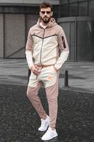 Survêtement de Sport OEM Homme en Coton Noir, Ensemble de Survêtement Jogging pour Hommes, Fabrication Turque en Gros