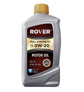 ROVER Full <b>Synthetic</b> Anti-Wear Automotive Lubricant SAE <b>0W</b>-<b>20</b> Motor <b>Oil</b> 6 Pack 1 Quart - Product Image 1