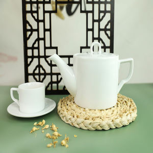 Wholesale High Quality Durable 500ml Ceramic Porcelain <b>Tea</b> <b>Set</b> by Kim Lai Luxury Design for Restaurant Hotel Serving Coffee - Product Image 5