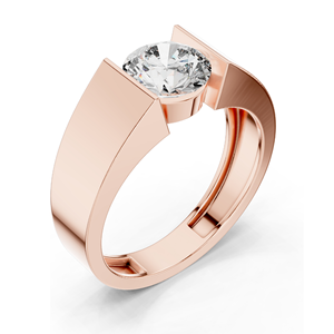 Anillo Solitario con Diamante Cultivado en Laboratorio de 1.5 CT para Mujer, Claridad VVS-VS EF, Disponible en Oro de 18KT, 14KT, 10KT y Plata 925, Color Rosa - Product Image 5