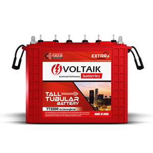 VOLTAIK RED STICKER 12V 220AhC20 <b>Solar</b>-Powered Street <b>Light</b> Extended Backup Duration Fast-Charge Capability High Cyclic Life Low - Product Image 1