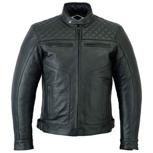 Top Trending Men's Leather Racing Jacket <b>Stand</b> Collar Letter Pattern Waterproof Eco-Friendly Pockets for <b>Motorbike</b> Street Biker - Product Image 1