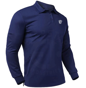 Polos de alta calidad para hombre, camiseta Polo clásica de manga larga, precios al por mayor con personalización - Product Image 3