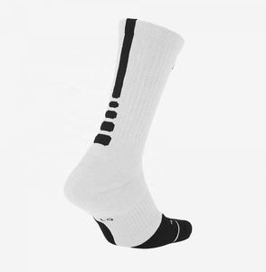 Elite Calcetines de baloncesto con logotipo personalizado Calcetines deportivos atléticos de algodón suave de alta calidad con equipo alto para la temporada de otoño - Product Image 6