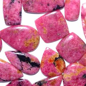 100% cuarzo Rodonita Natural piedras preciosas sueltas cabujón mezcla forma precio al por mayor para la fabricación de joyas - Product Image 3