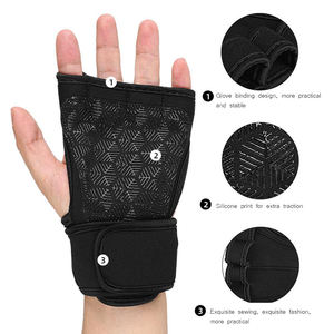 Formation professionnelle Fitness musculation entraînement poignet Wrap gants d'exercice Gym Fitness haltérophilie gants pour hommes femmes. - Product Image 6