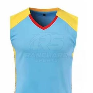 Conjunto de Uniforme Deportivo de Voleibol Personalizado con Color, Sin Mangas, Logotipo y Número, OEM ODM, Sublimación - Product Image 4