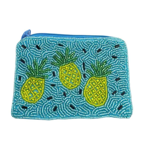 กระเป๋าใส่เหรียญทำด้วยมือลายโอเชียนคู่รักลูกปัดกระเป๋าลูกปัดลายชายหาดกระเป๋าใบเล็กทำด้วยมือที่ได้แรงบันดาลใจจากทะเลสำหรับผู้หญิงและเด็กผู้หญิง - Product Image 2