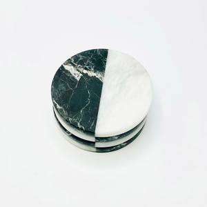 Fourniture directe d'usine décoration de maison de luxe sous-verres en marbre blanc vert étanche pour l'intérieur Villa appartement utilisation finition flammée - Product Image 4