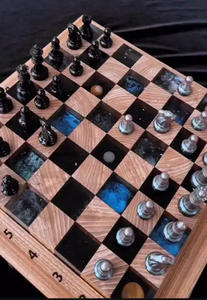 El más nuevo juego de ajedrez de madera bien pulido Trending Juegos de mesa de madera Chessman para ajedrez - Product Image 5